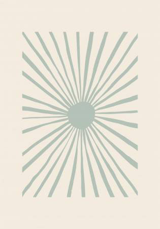 The Sun, 50.8cm H x 76.2cm W