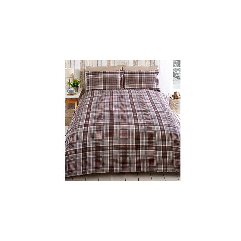 Alisha Cotton Wildlife Bedding with Pillowcases Included, Double - 2 Standard Pillowcases, Natural