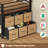 Twin Size Loft Bed, with Led Lights & Open Storage Shelves-678042629