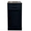 Armoire à vin noire modulaire de 24 bouteilles, organisateur classique de rangement de buffet pour la salle à manger