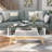 Levi Glass Top Single Coffee Table-26230979