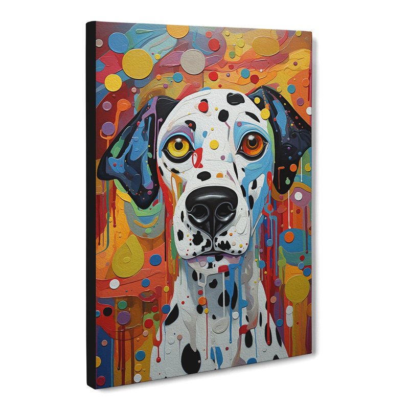 Dalmation Modern No.2 - Wrapped Canvas, 76cm H x 50cm W x 3cm D
