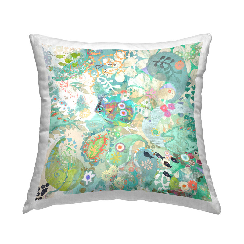 Floral Throw Pillow