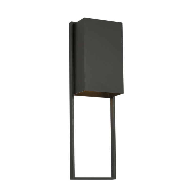 Alude LED Outdoor Sconce, 24" H x 7.2" W x 4.8" D, Bronze