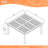 Triche 8 - Person Wood Patio Dining Set with Extendable Square Table