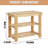 Small Shoe Bench, 3-Tier Bamboo Shoe Rack, Shoe Storage Bench with Seat Cushion, Entryway Shoe Rack Bench with Shelves, Freestanding Shoe Organizer for Hallway-113209216