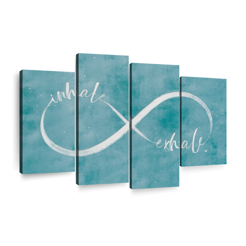 «Inhale Exhale Infinity», reproduction sur toile, H 84 po x l 54 po x P 1,25 po