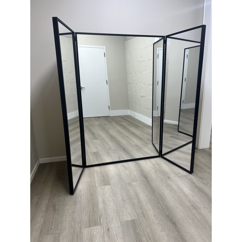 LiteMirror Frameless Cheval Flat Floor Mirror | Wayfair