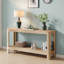 Console en bois naturel Mirod
