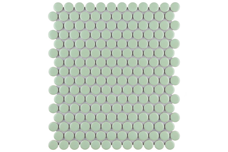 Metro 0.75" x 0.75" Porcelain Penny Round Mosaic Wall & Floor Tile