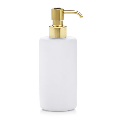 Domus White Matte Soap / Lotion Dispenser