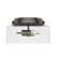 Hartland 2 -Light 11.5" Flush Mount Drum Light with Seeded Glass Shade
