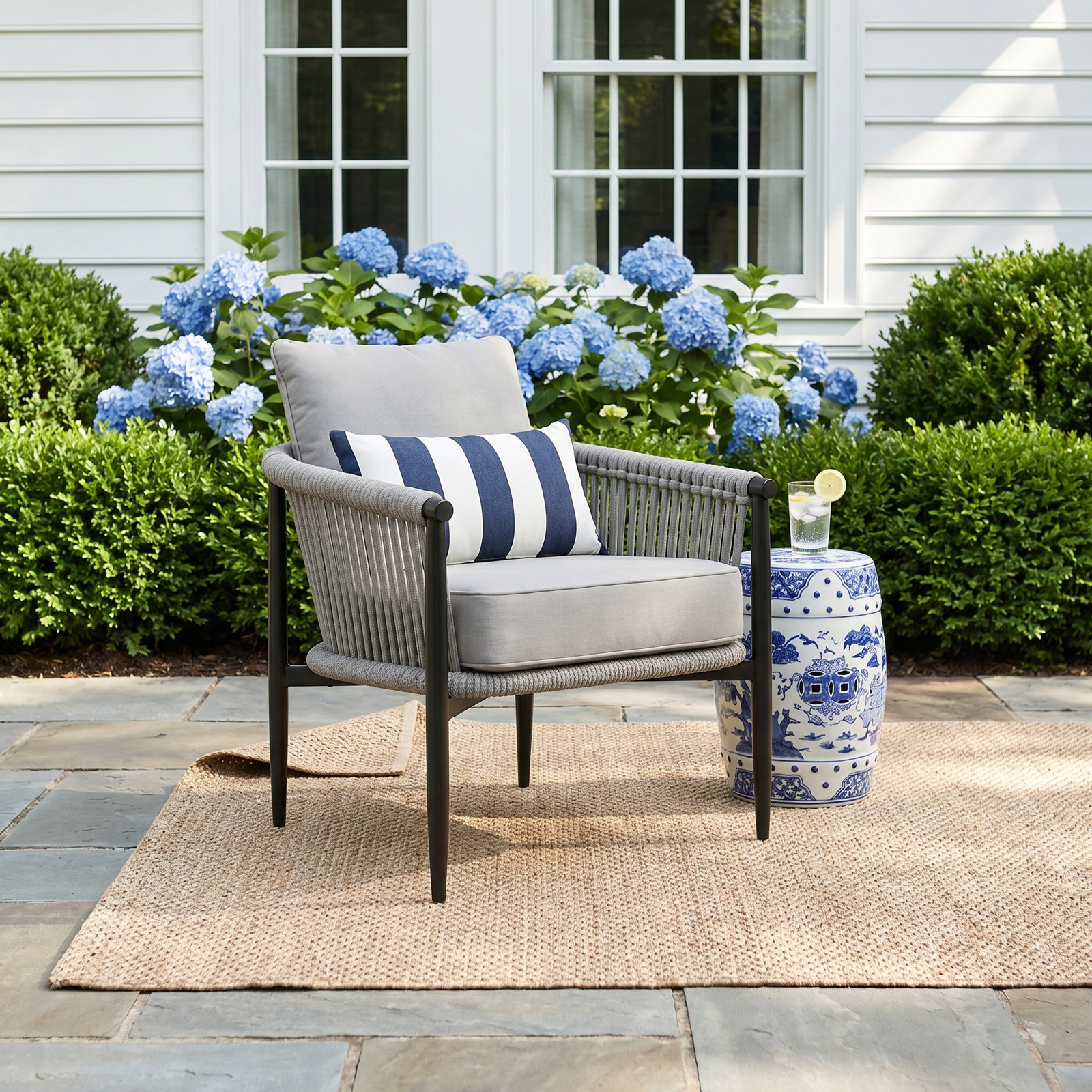 Powder Coated Aluminum Outdoor Lounge Chair