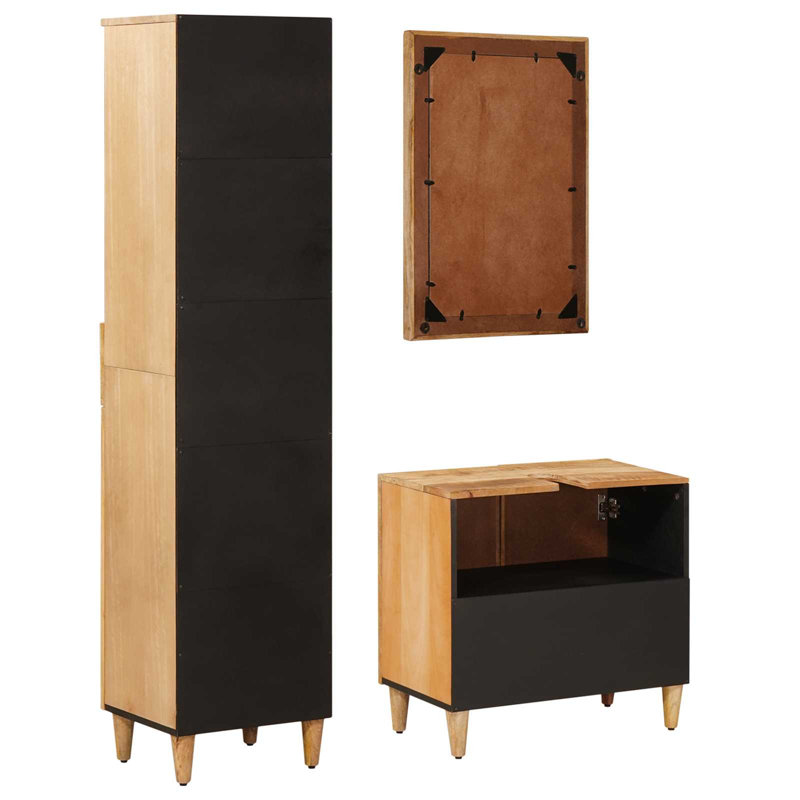 Vanity & Mirror Set