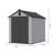 6*8Ft Plastic Backyard Shed - Modern & Easy Assembly Storage For Spacious Functional