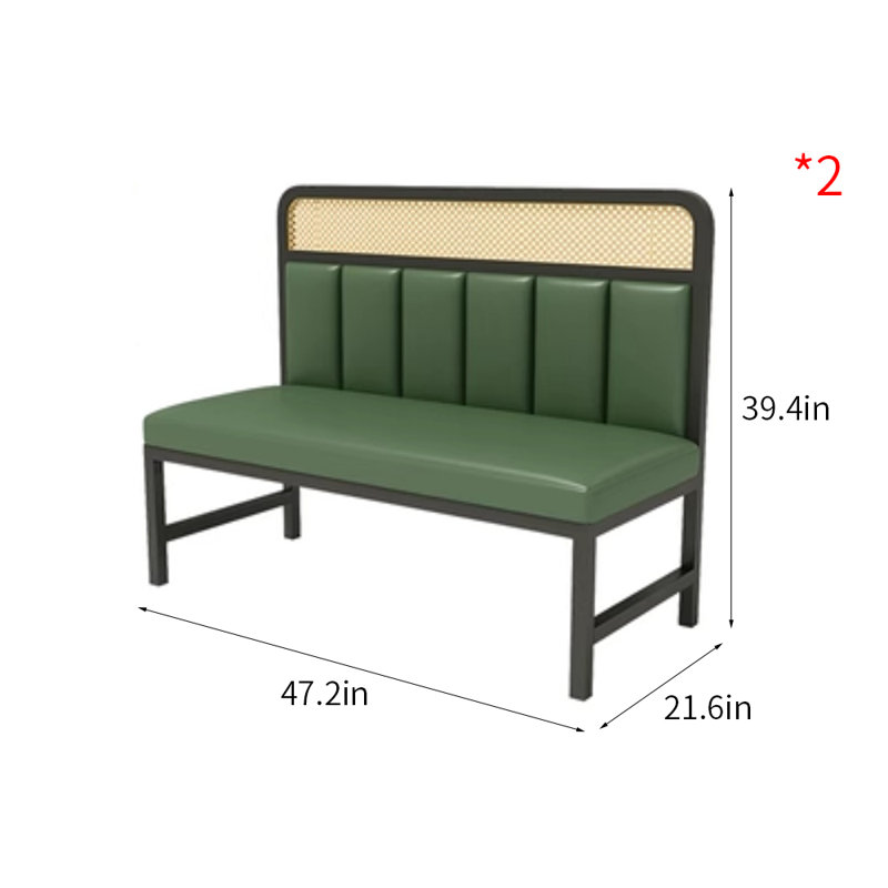 Banc de restaurant Nordic Modern