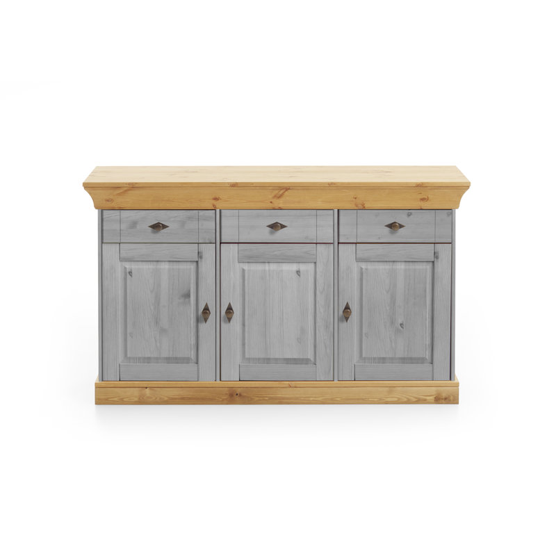 Kelly 143.2cm Sideboard, Stained and varnished grey