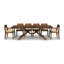 Exeter 48" Fixed Solid Wood Dining Table-81263421-81263423