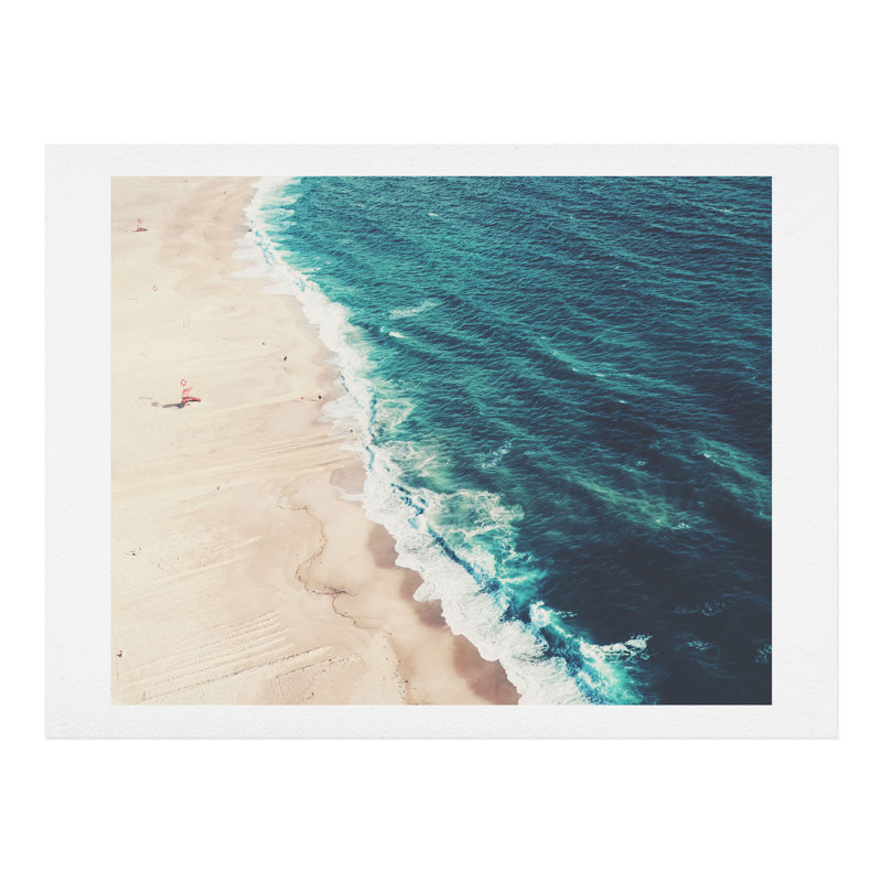 « beach nazare », impression, H 8 po x l 10 po x P 2 po, Papier, Blanc