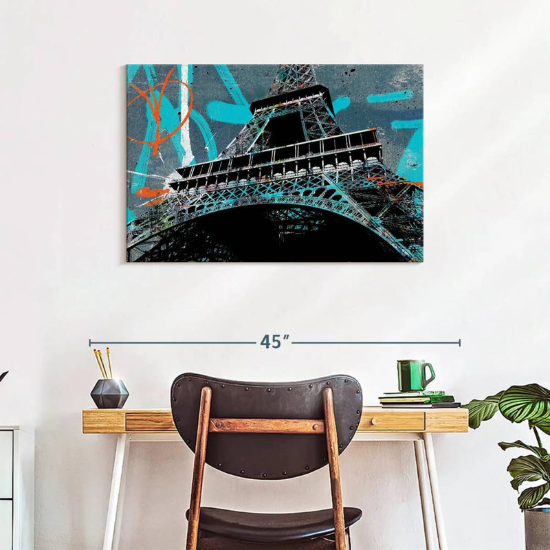 Ravi Eiffel Tower II, 24" H x 36" W