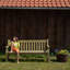 Lexi Solid Wood Pine Outdoor Bench-839945618-839945612