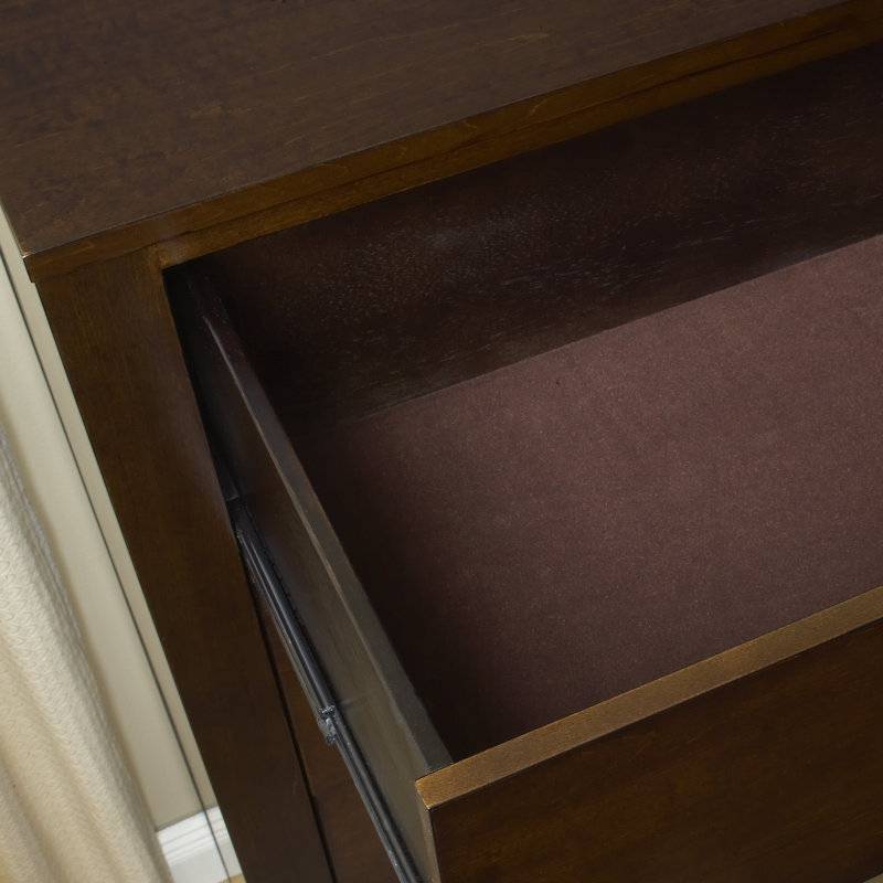 Commode 5 tiroirs Gareth, Brun