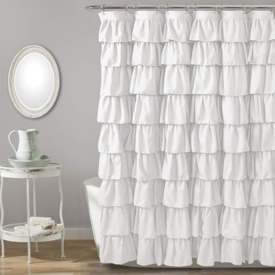 Shower Curtain with Hooks Included