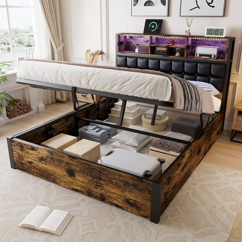 Upholstered Bed, Double (4'6)