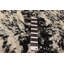 Tapis noir Tangier, crème 5 pi 3 po x 8 pi 0 po