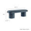 Banc en velours Orla Performance taupe-106273824
