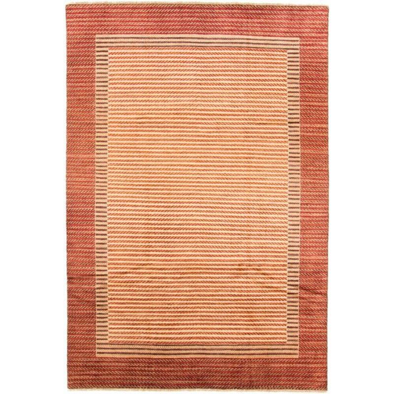 Striped Wool Hand Woven 196cm X 290cm Area Rug