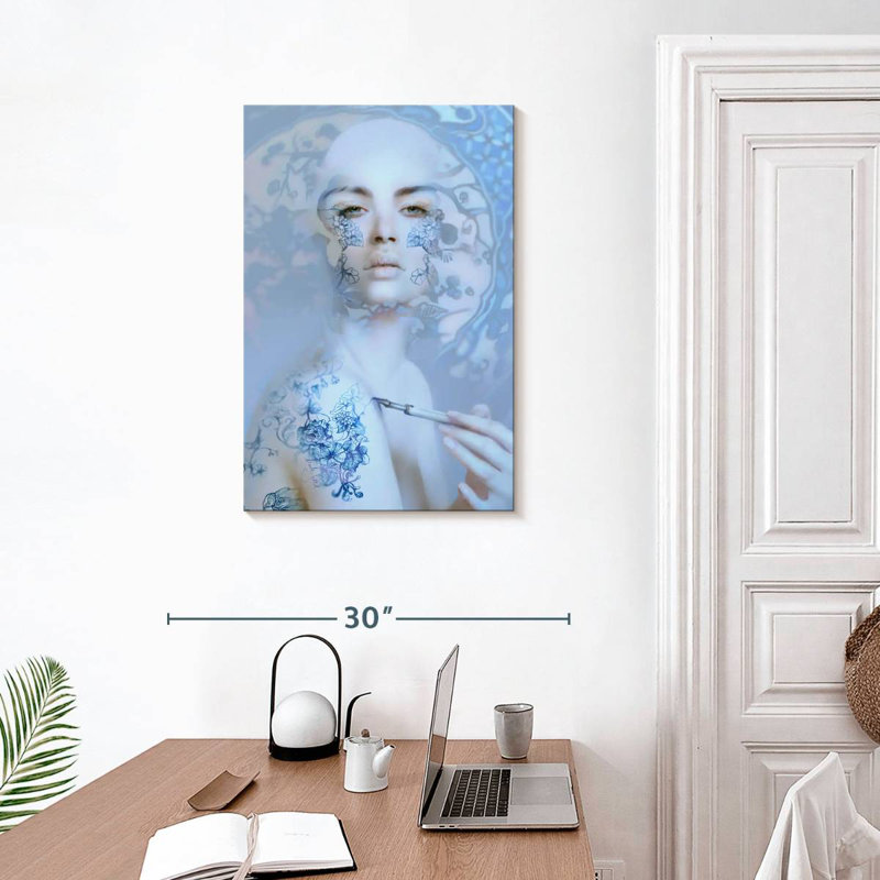 Senne Ornate China, 30" H x 20" W
