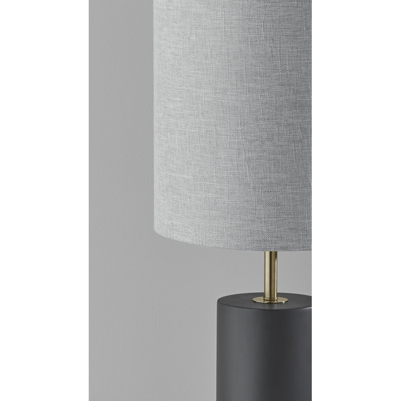 Lampe de table 30,5 po Reena, Noir