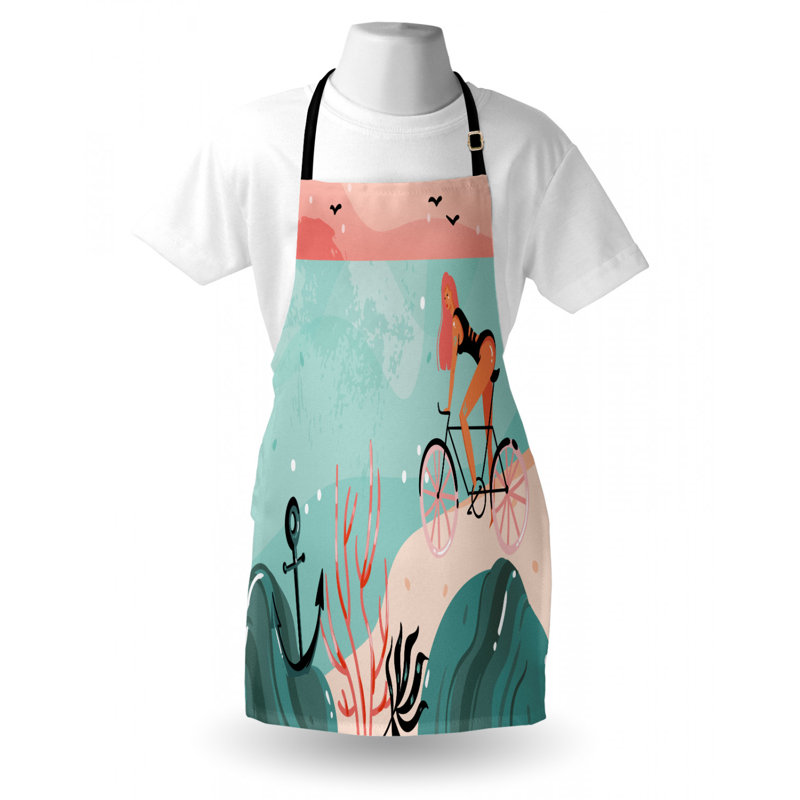 Tablier de plage graphique