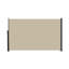 Auvent latéral rétractable 118 po x 63 po, imperméable et résistant aux rayons UV, avec rideau séparateur (beige)-122519031-122519034