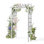 Tonnelle de mariage en vinyle 61 po x l 21,5 po