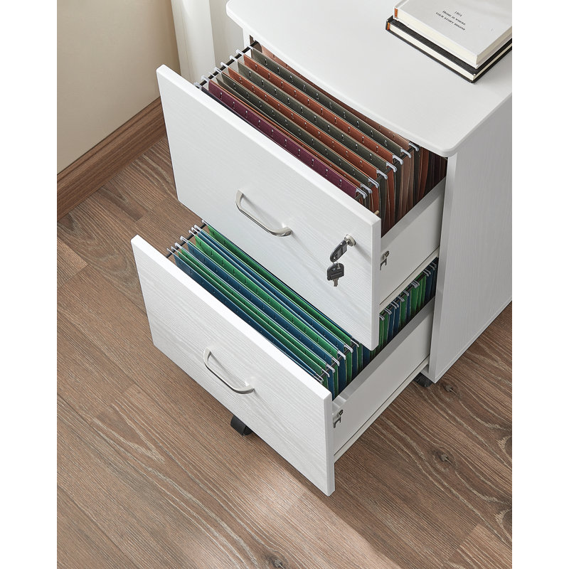 Ayia 2 Drawer Filing Cabinet, White
