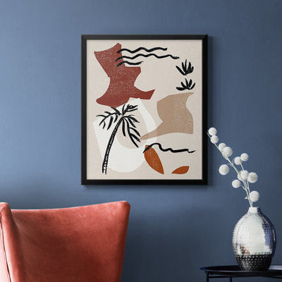 Toile encadrée de qualité supérieure Soft Palms II - prête à être accrochée