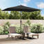 Parasol de jardin anthracite inclinable 118,1 x 78,7 po