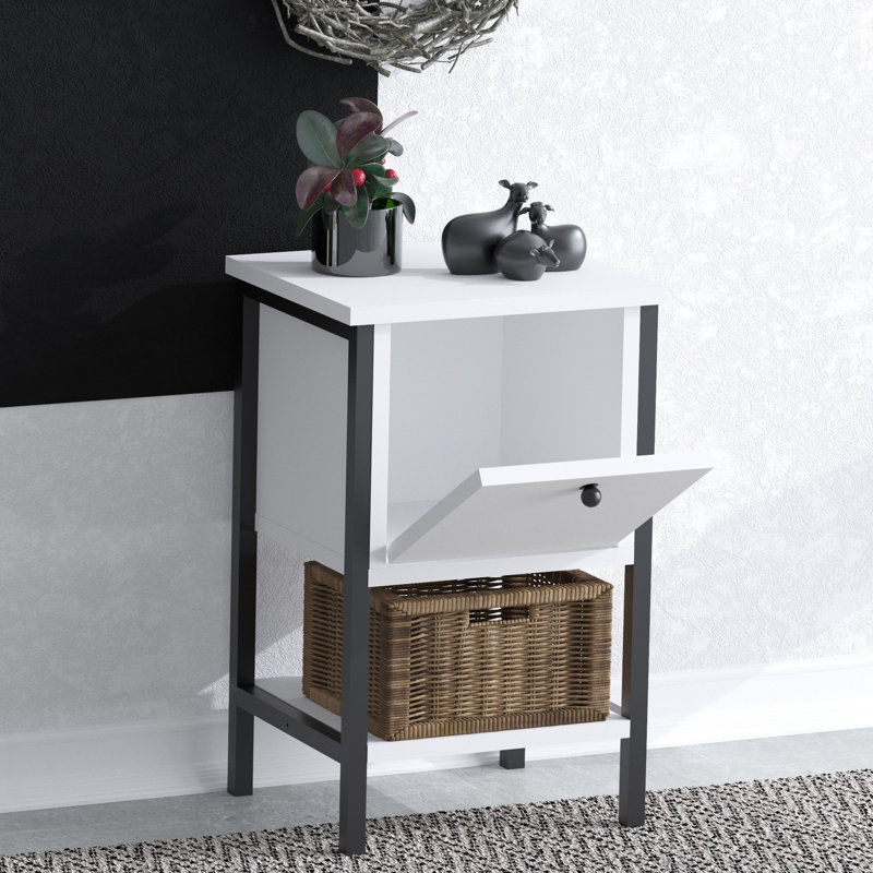 Siyan End Table, White