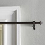 Lakeshi Adjustable Single Curtain Rod