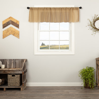 Cotton Tailored Window Valance