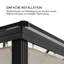 Blumfeldt Polyester Side Wall for Gazebo-119568624-119568625