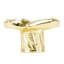 EDGAR BEREBI LOUIS XV KNOB IN POLISH GOLD PLATE