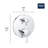 Cosmopolitan Pressure Balance Rain Shower Set-87378798