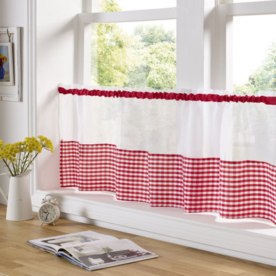 Rosas Slot Top Sheer Single Curtain