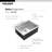 Bellus 25'' L Single Bowl Stainless Steel Kitchen Sink