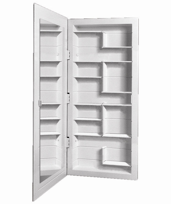 Pharmacie encastrée sans cadre 1 porte Lablanc, H 36 po x l 16 po x P 3,5 po