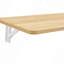 Tablettes flottantes modernes, table pliante murale pour salle de lavage, table pliante murale pour petits espaces, bureau rabattable, établi, complément au garage et à la remise / bureau personnel / salle de lavage / bar / cuisine / salle à manger