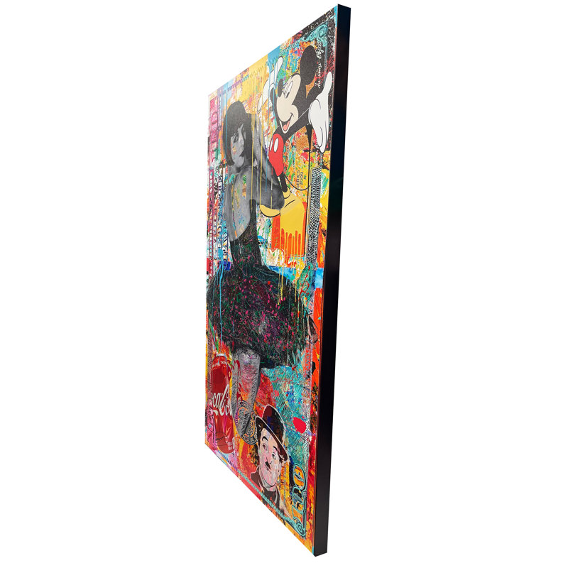 Homecomming, technique mixte originale sur toile par Oliver Ne Wilson, 32 x 60